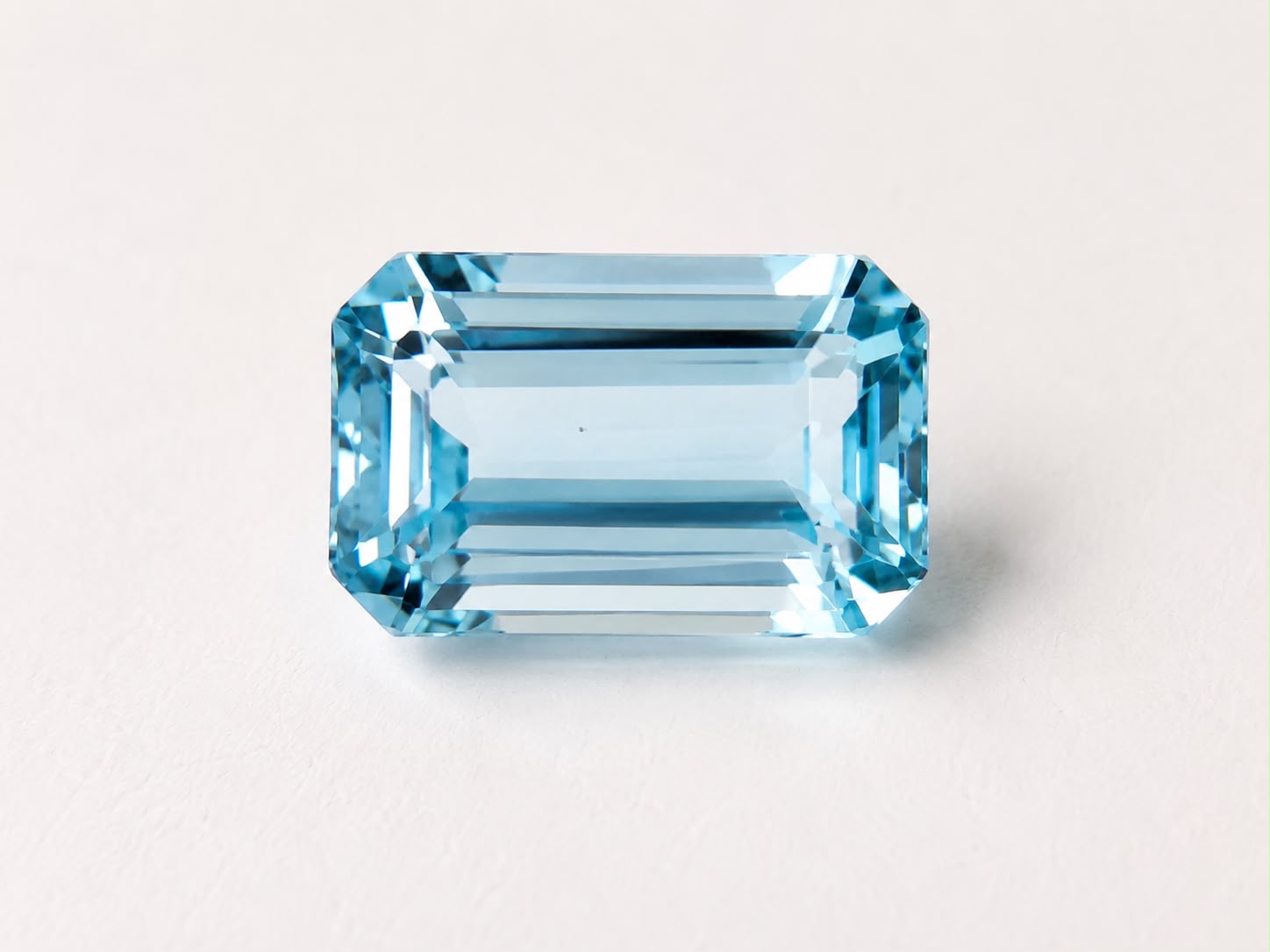 Santa Maria emerald-cut aquamarine